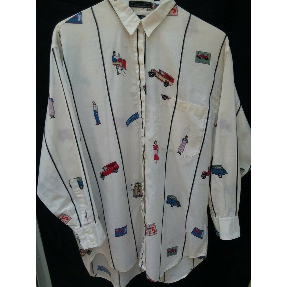 VTG Generra Collection large shirt men's cotton